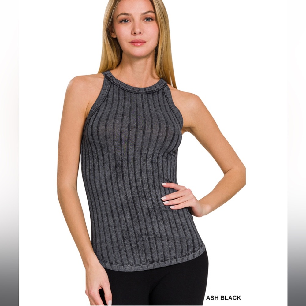 ZENANA Ribbed Sleeveless Top